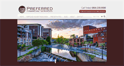 Desktop Screenshot of preferredfinancialgreenville.com